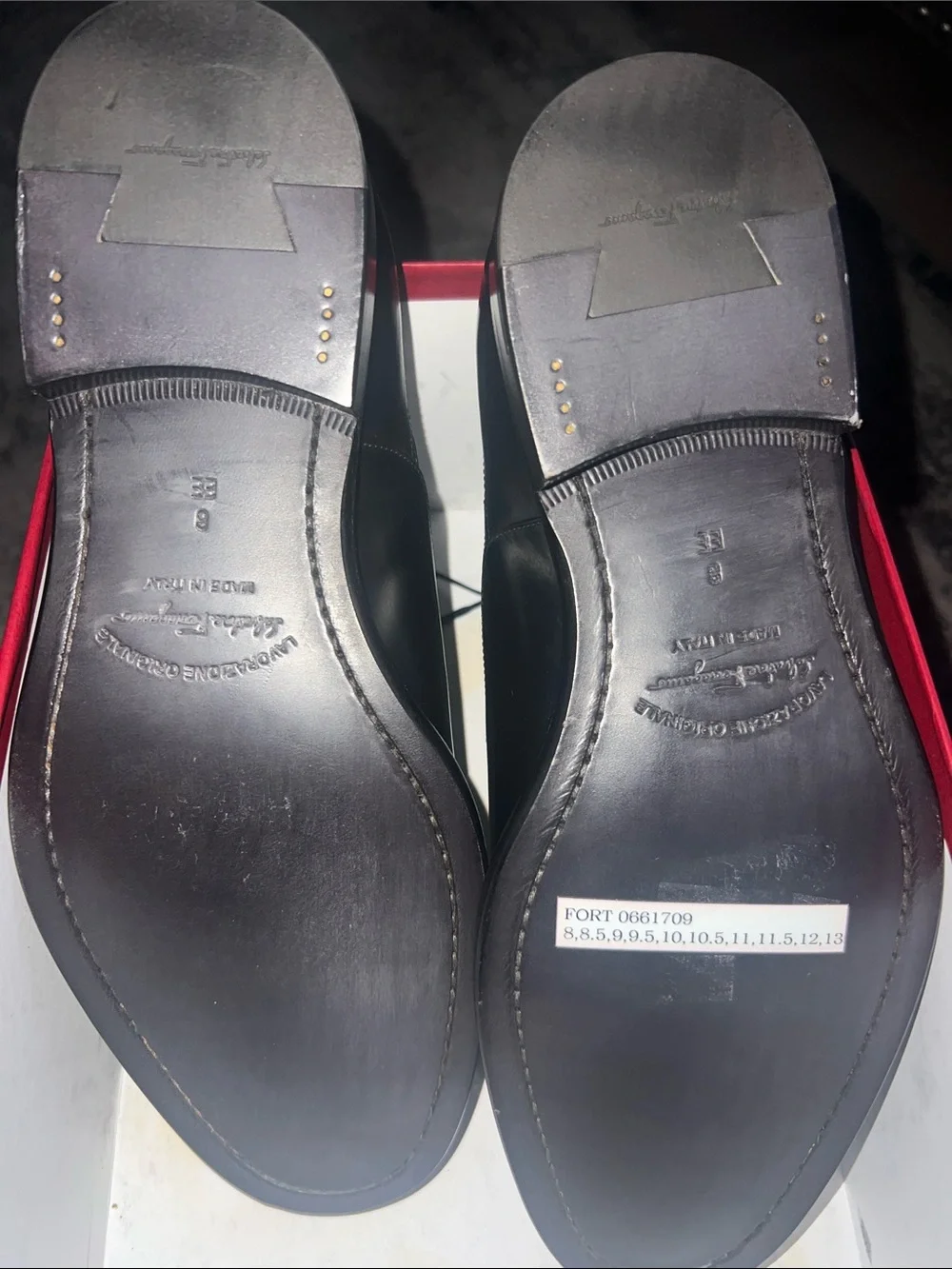 Salvatore Ferragamo Fort Black Calf Leather Derby Shoes
